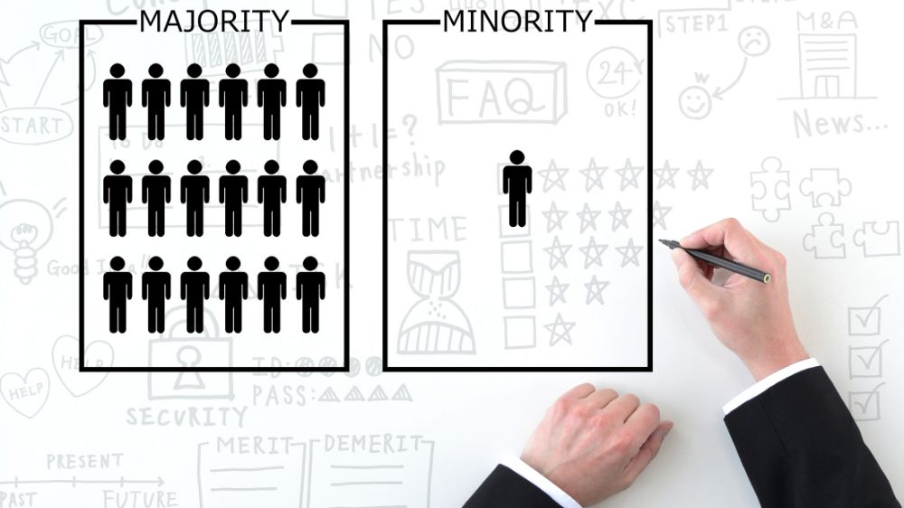 多数派と少数派