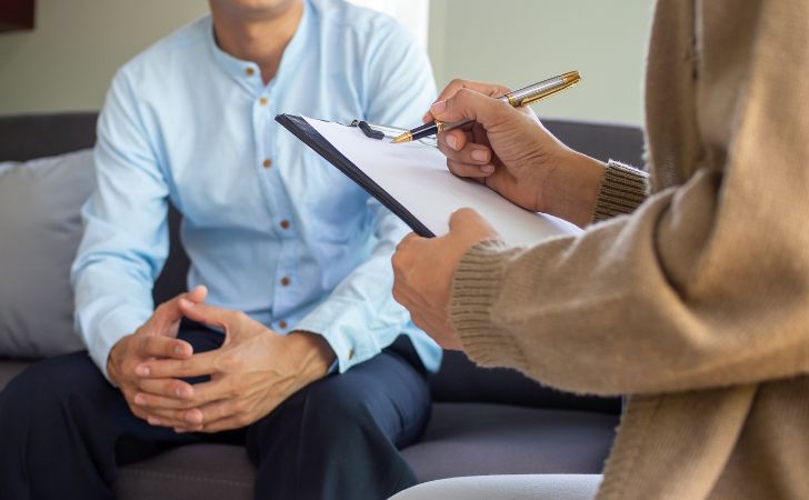 カウンセリングの場面