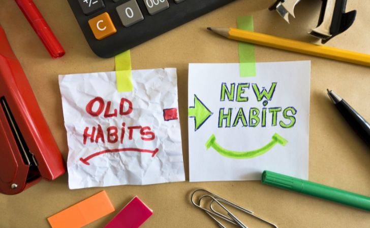 古い習慣から新しい習慣へ