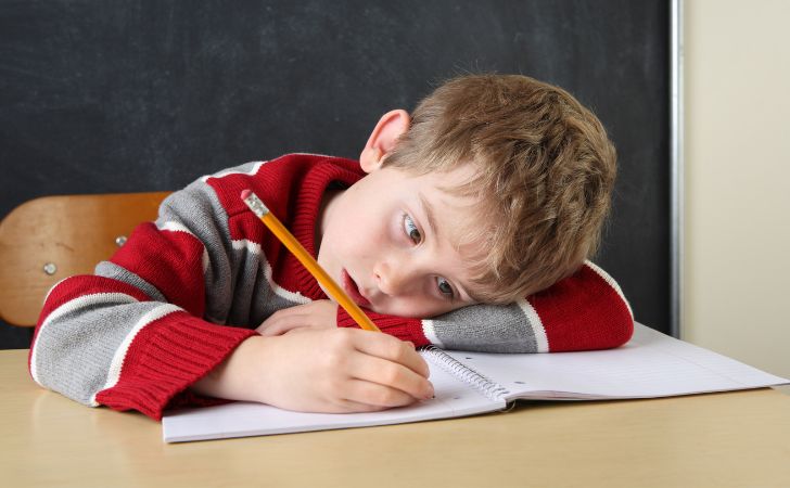 勉強に集中できていない子ども