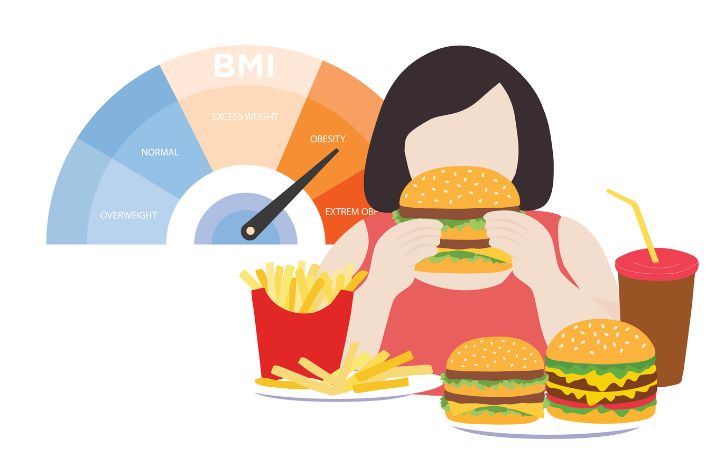 BMIと肥満の人の食生活