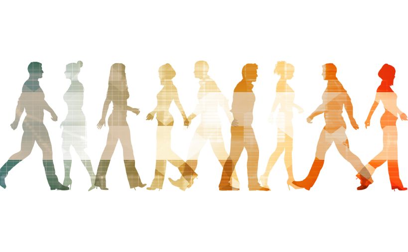 さまざまな歩き方のイラスト